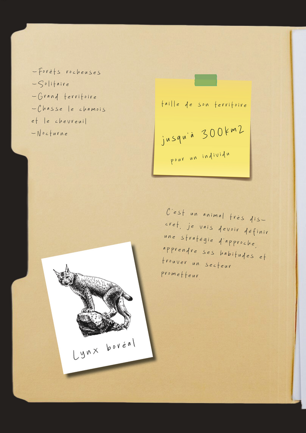 Page fictive avec une carte topographique