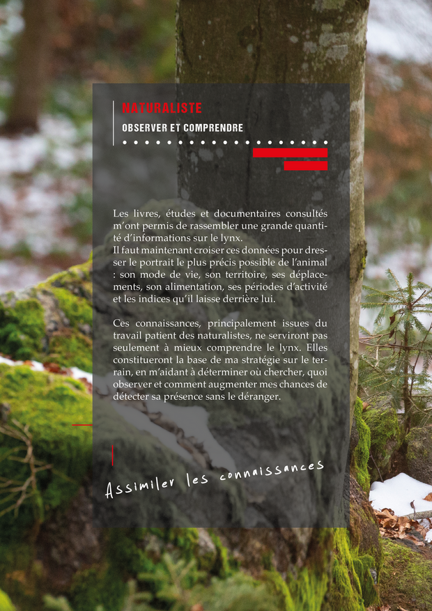 Page fictive sur le matériel d'observation