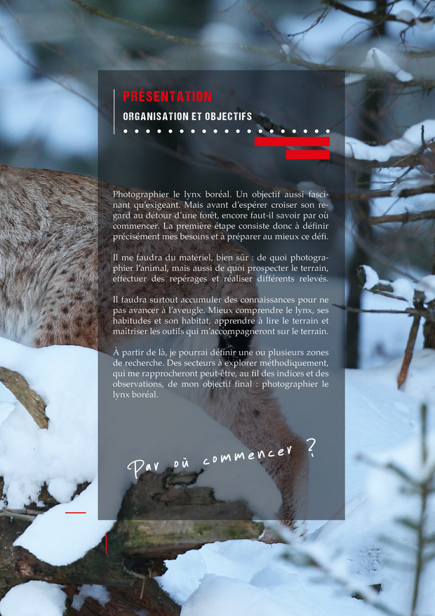 Page fictive sur le matériel d'observation