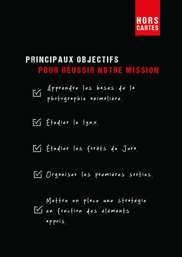 Page fictive sur le matériel d'observation