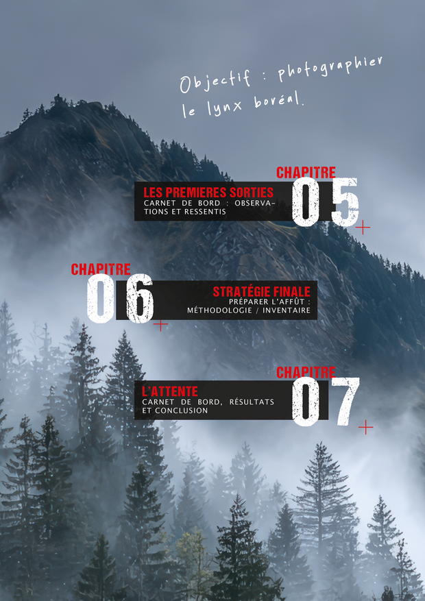 Page fictive sur le matériel d'observation